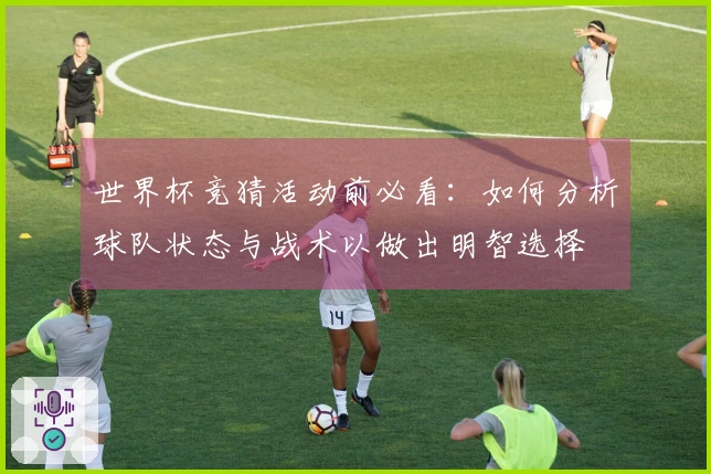 世界杯竞猜活动前必看：如何分析球队状态与战术以做出明智选择
